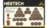 Battlefield in a Box HexTech: Autumn Light & Heavy Woods (x6, Russet)