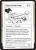 A Girl and Her Dogs (Playtest Card - Mystery Booster 2)