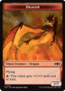 Tarkir: Dragonstorm Commander - Dragon (#13) Token