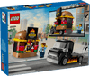 City Burger Van Food Truck Vehicle Toy Set 60404 [Not Mint]