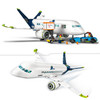 City Passenger Aeroplane & 4 Airport Vehicles Set 60367 [Not Mint]