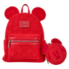 Disney: Mickey Mouse All-Over Print Plush Burnout Mini Backpack