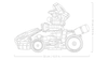 Mario Kart - Mario & Standard Kart Building Set 72037