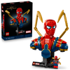 Marvel Iron Spider-Man Bust Collectible Adult Building Set 76326
