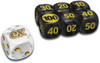 Mega Evolution White w/ Gold Die & Small Black w/ Yellow Dice (6)