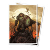 DOOM 105ct Apex Deck Protector Sleeves Wrath for Bethesda - Doom