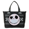 Disney: The Nightmare Before Christmas Jack Skellington Reversible Sequins Tote Crossbody Bag with Coin Bag