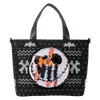 Disney: The Nightmare Before Christmas Jack Skellington Reversible Sequins Tote Crossbody Bag with Coin Bag