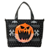 Disney: The Nightmare Before Christmas Jack Skellington Reversible Sequins Tote Crossbody Bag with Coin Bag