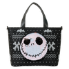 Disney: The Nightmare Before Christmas Jack Skellington Reversible Sequins Tote Crossbody Bag with Coin Bag