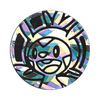 Black & Silver Shatter Chespin Coin