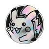 Black & Silver Crosshatch Pikachu Coin