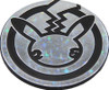 Black & Silver Clear Sparkle Celebrations Logo Oversized Coin