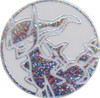 White and Silver Sparkle Arceus Coin