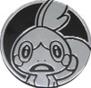 Black & Silver Clear Sobble Oversized Coin