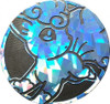 Black & Blue Shatter Oversized Alolan Vulpix Coin