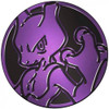 Black & Purple Clear Mewtwo Coin