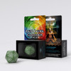 D20 Level Counter Die: Green & White