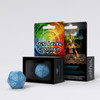 D20 Level Counter Die: Blue & White