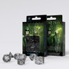 Elvish - Dice Set: Translucent & Black