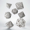 Tribal - Dice Set: Pearl & Brown