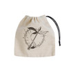 Elvish - Runic Dice Bag: Beige & Black