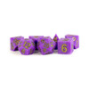 Fanroll - Sharp Edge Silicone Rubber Polyhedral Dice Set: Regal Ricochet (16mm)