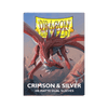 Dragon Shield Dual Matte Sleeves - Crimson & Silver (100)