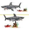 Creator 3in1 Fierce Shark with a Treasure Chest 31381
