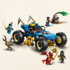 NINJAGO 2 in1 Jay's Transforming Car Racing 71856