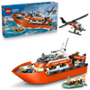 City Coast Guard Rescue Boat & Helicopter 60504