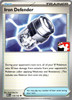 Mega Evolution 118/132 Iron Defender (Prize Pack League Promo Non-Holo)
