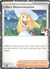 Mega Evolution 119/132 Lillie's Determination (Prize Pack League Promo Cosmo Holo)