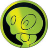 Black & Green Clear Zygarde Cell Oversized Coin