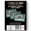 Flames of War: Blitzkrieg - French: Unit Cards (x41 Cards) Limited Edition