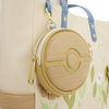 Pokemon: Floral Tote Crossbody Bag with Coin Bag