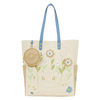 Pokemon: Floral Tote Crossbody Bag with Coin Bag