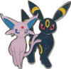 Espeon & Umbreon Pin Badge