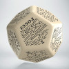 Weather Generator Die: Beige & Black