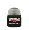 Warhammer Colour Base: Abaddon Black (12ml)