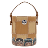 Star Wars: The Mandalorian Grogu & Anzellan Drawstring Bucket Crossbody Bag with Coin Bag