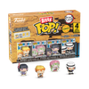 Bitty POP! Demon Slayer: Zenitsu Agatsuma, Mitsuri Kanroji & Kanao Tsuyuri 4-Pack