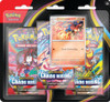 Chaos Rising Charmeleon Pokemon 3 Pack Blister - Pokemon Trading Card Blister Pack UK