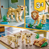 Creator 3 in 1 Wild Animals: Majestic Lion Toy 31386