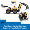 City Yellow Backhoe Loader 60480