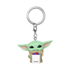 Pocket POP! Keychain: Star Wars - Grogu with Snack