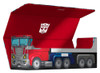 Squaroes Collectors Case 400 Squaroe Transformers - Optimus Prime Truck