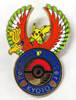 Pokemon Center Japan Kyoto Pikachu & Ho-Oh Pin Badge