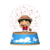 POP! Mini Globes: One Piece - Monkey D. Luffy Mini Glitter Globe