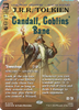 Gandalf, Goblins' Bane // Flameshape (Borderless Book Cover Surge Foil)
